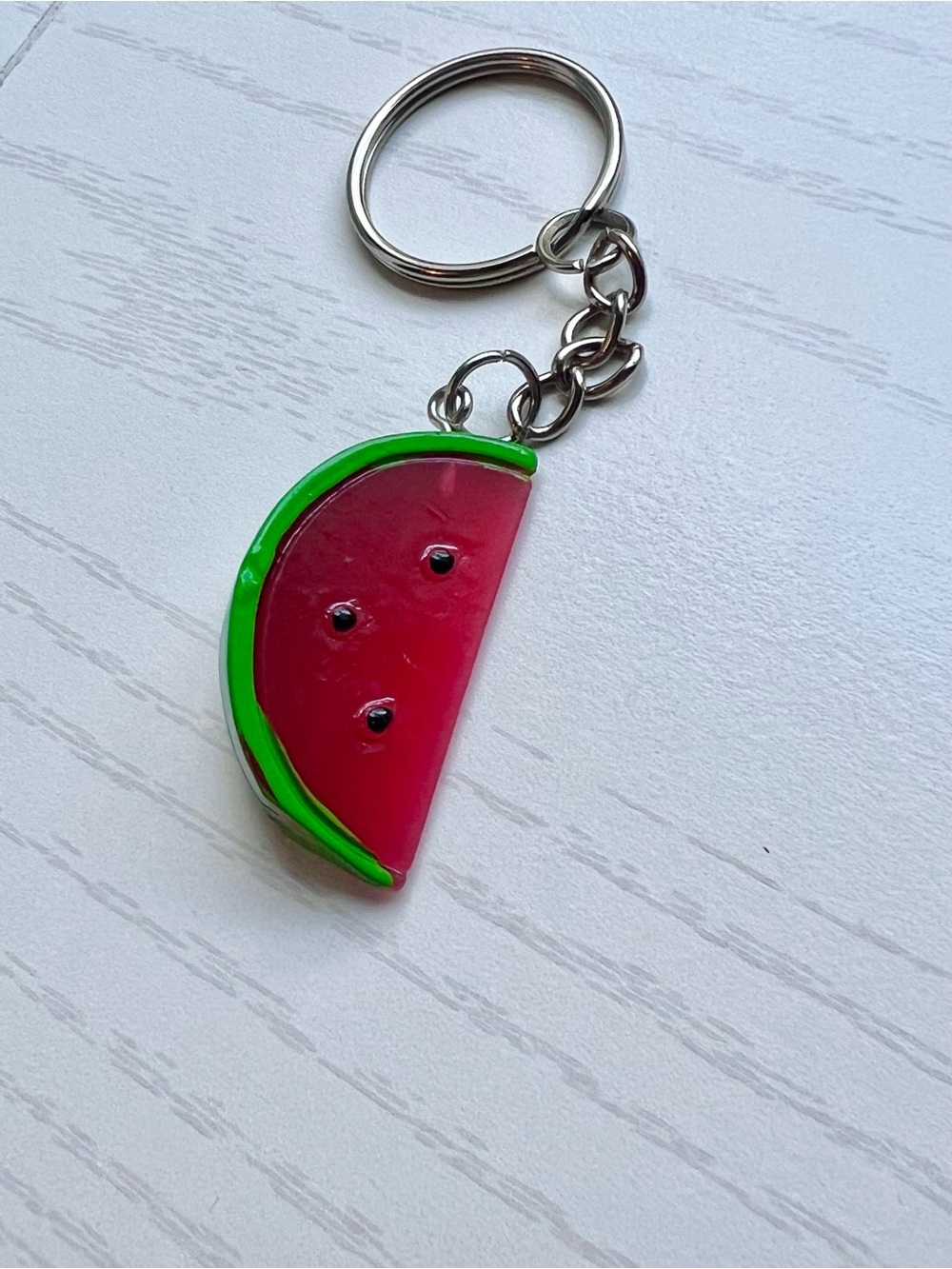 Watermelon Slice Keychain
